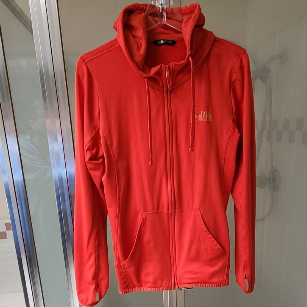 The North Face Hooded Orange Women Jacket Size L
